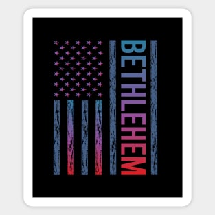 Blue Red Flag - Bethlehem Sticker